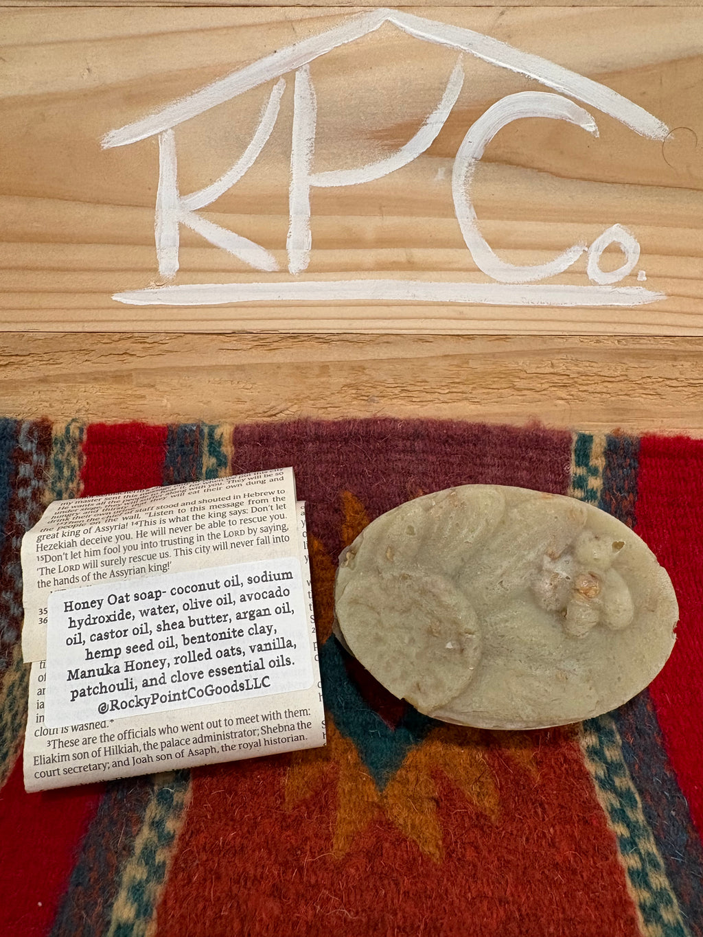 Handcrafted lye soap