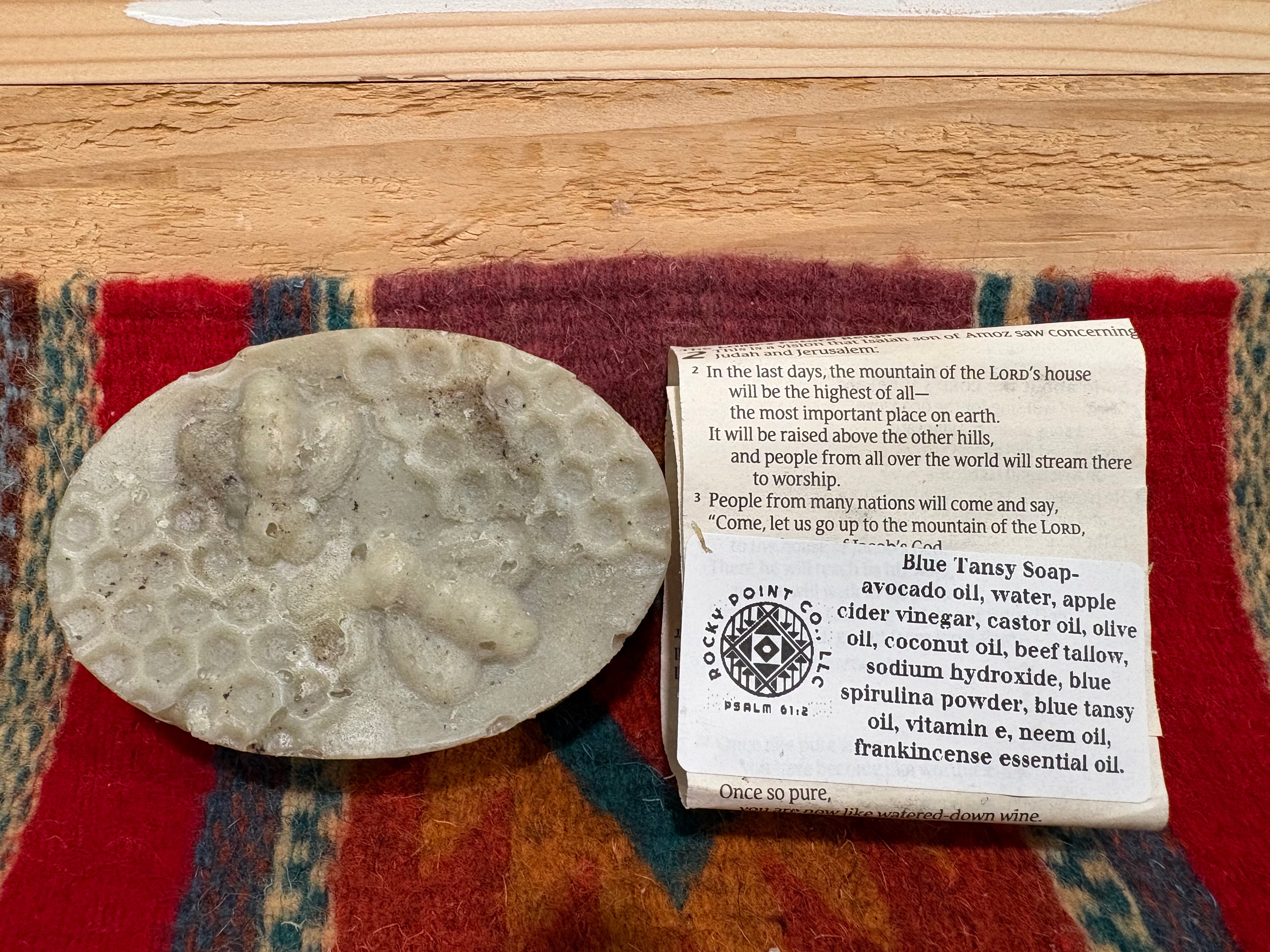 Handcrafted lye soap