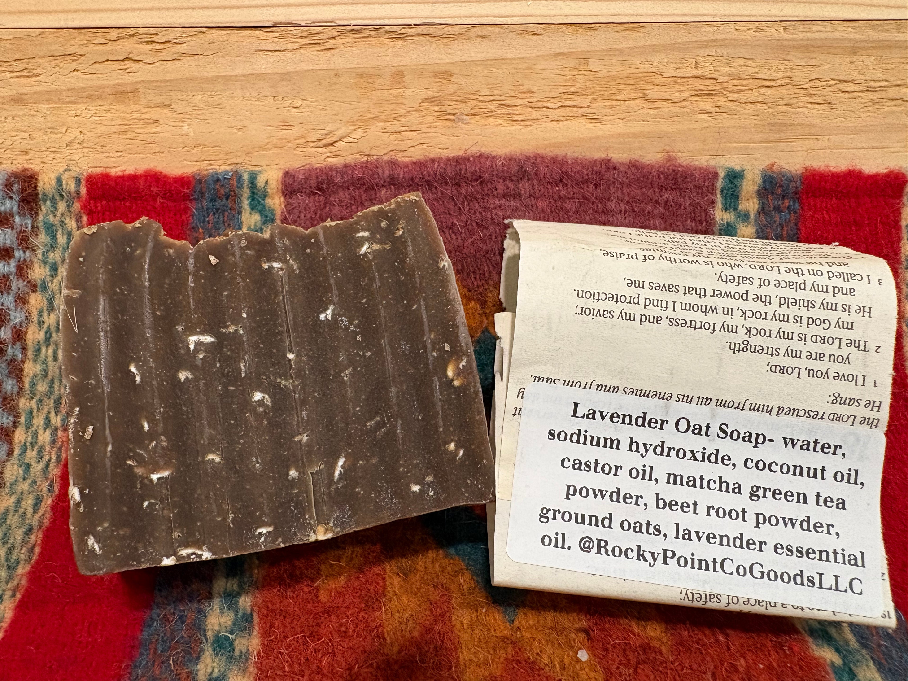 Handcrafted lye soap