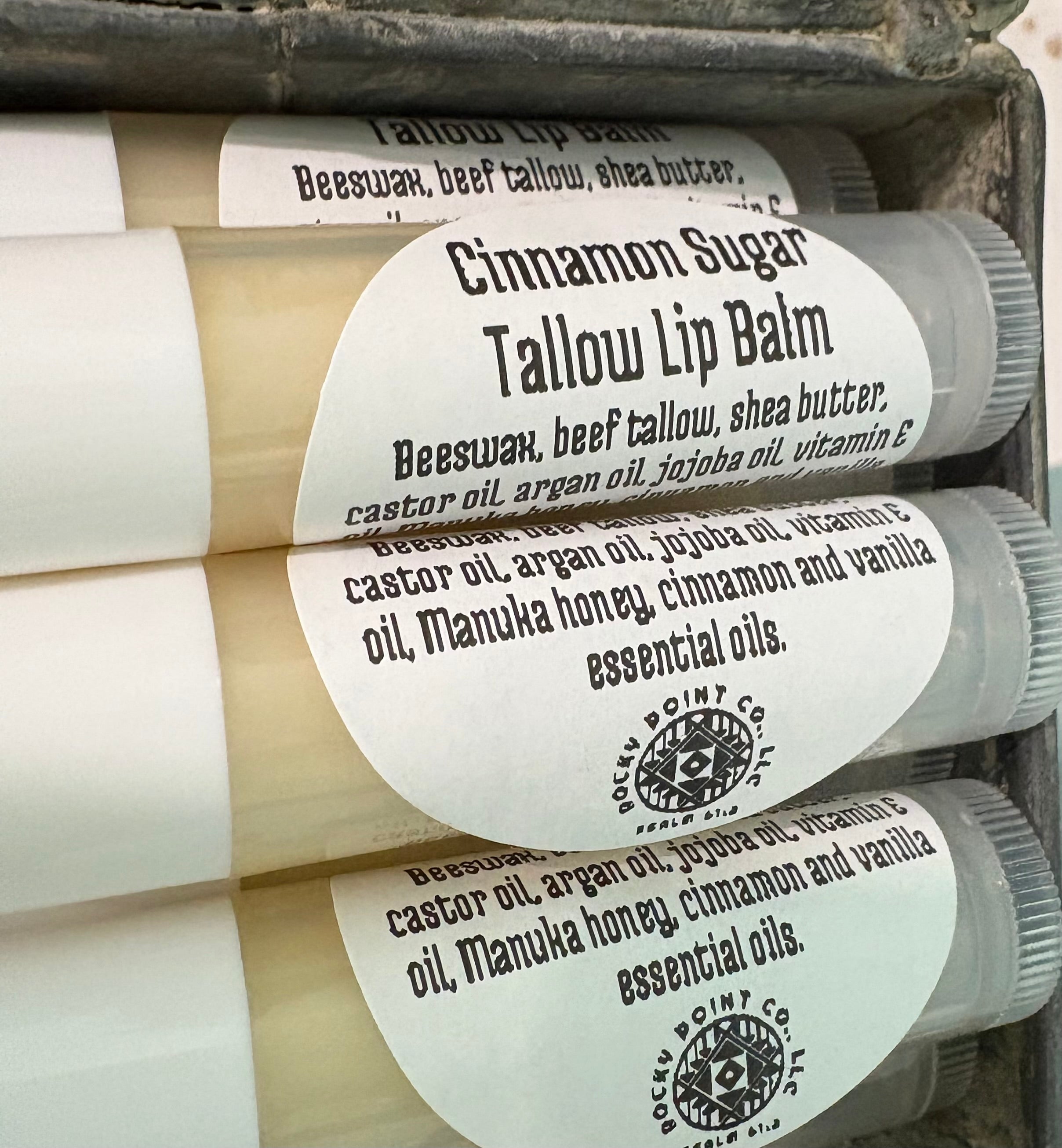 Cinnamon Sugar Tallow Lip Balm