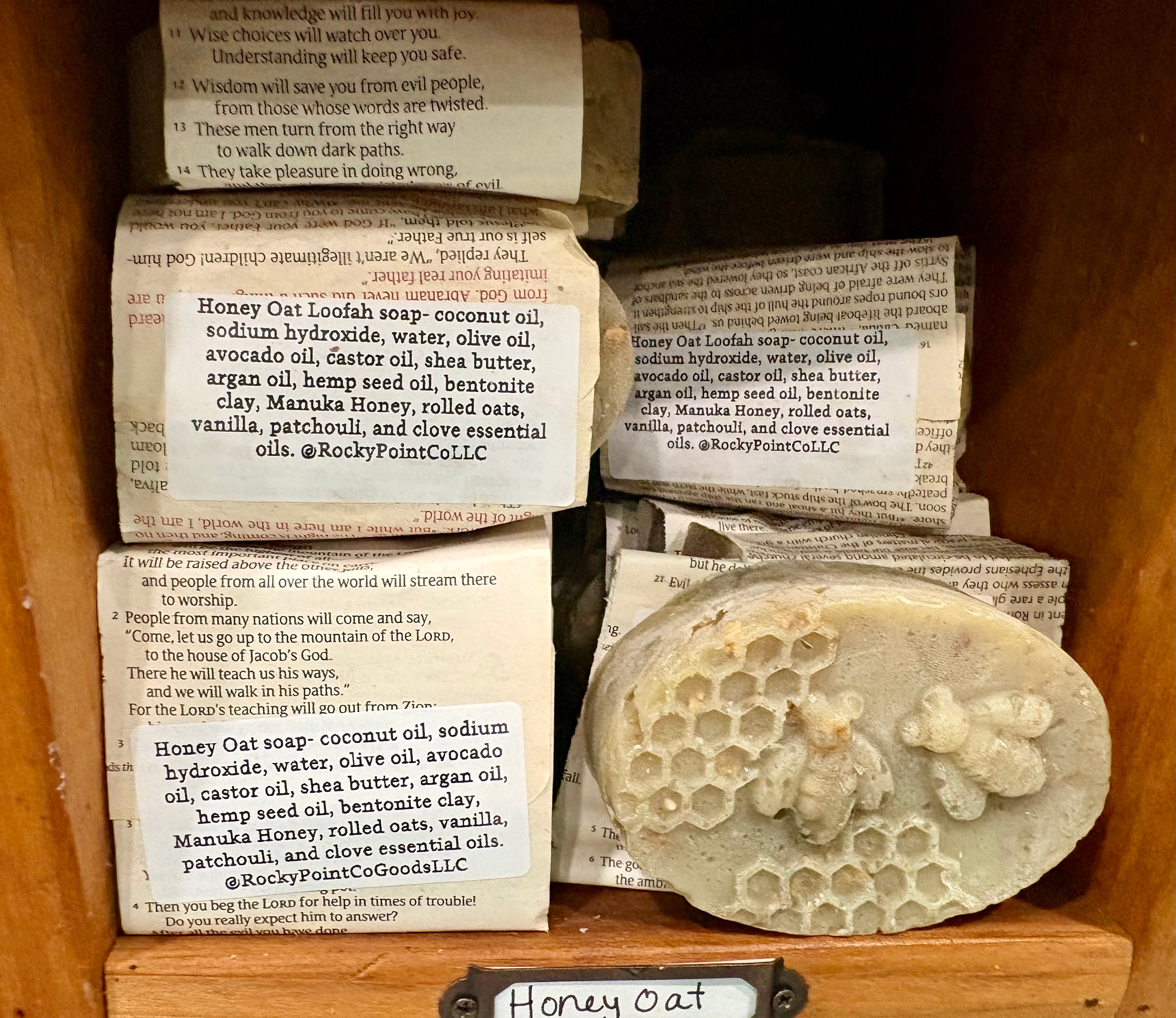 Handcrafted lye soap