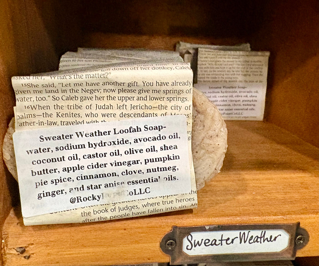 Handcrafted lye soap