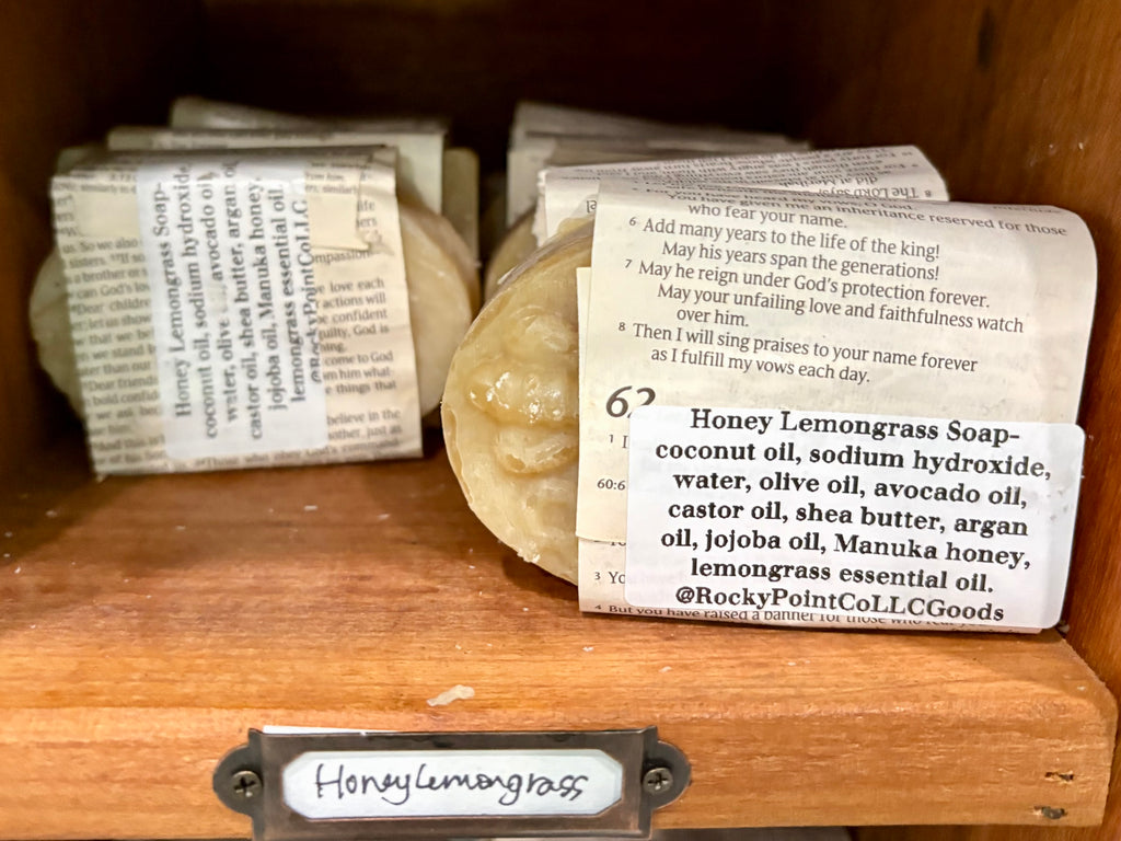 Handcrafted lye soap