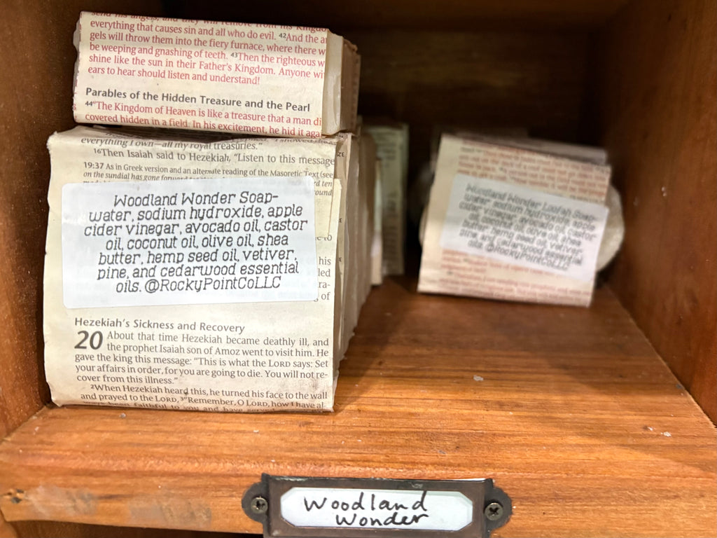 Handcrafted lye soap