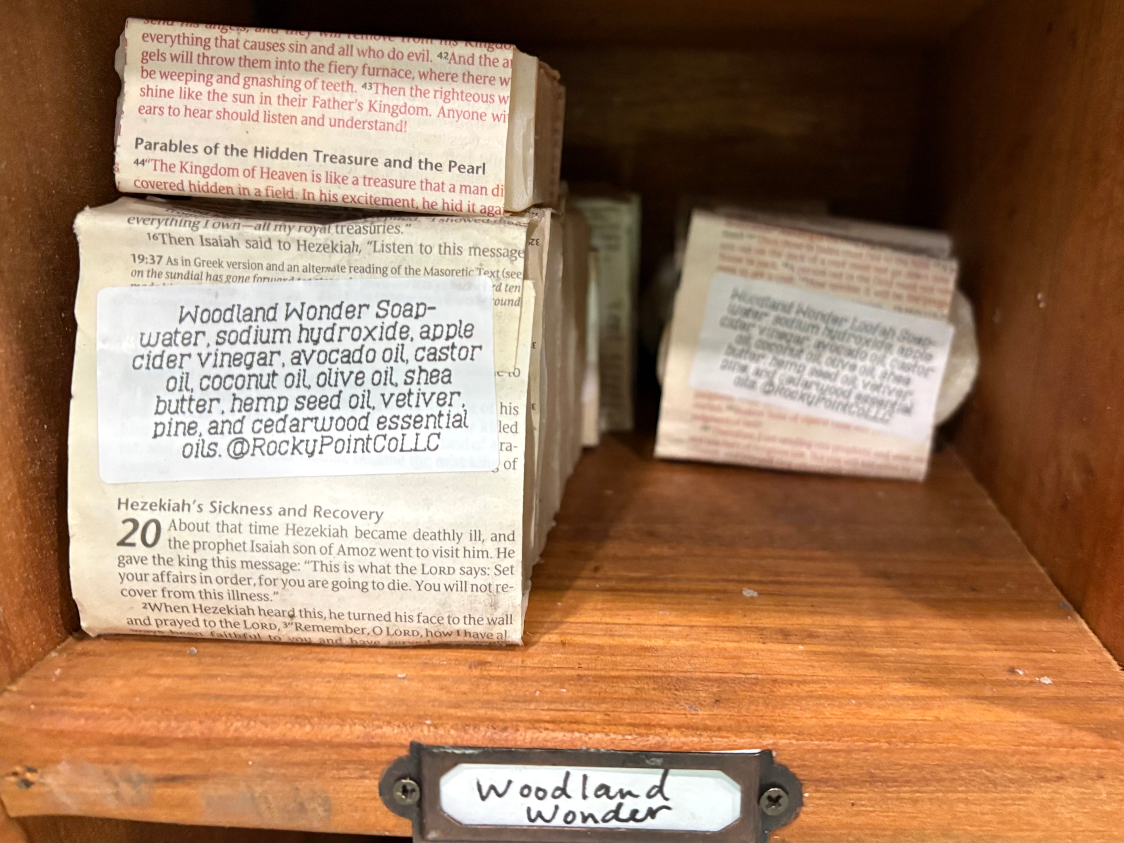 Handcrafted lye soap
